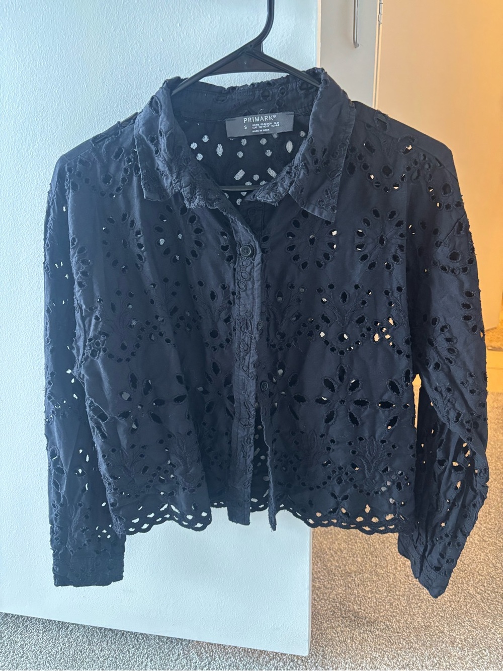 Black Button-Down Shirt